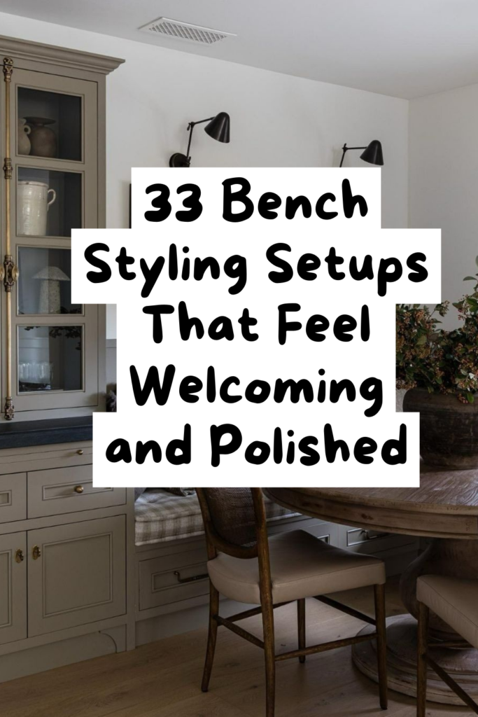 33 Ways to Style a Bench Like a Designer