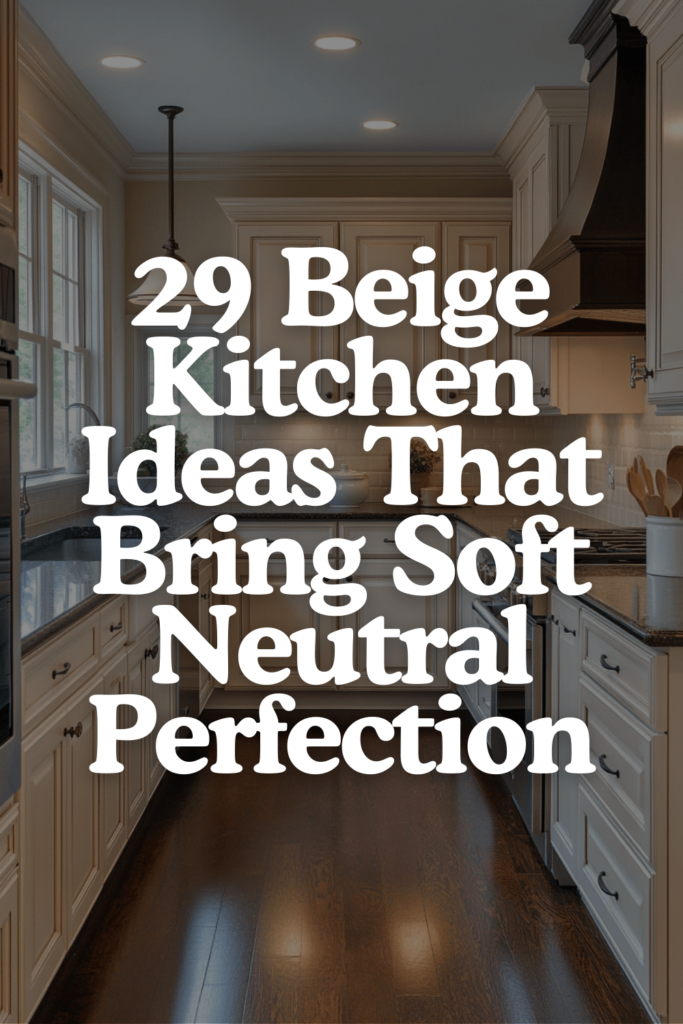 29 Crisp and Clean Beige Kitchen Cabinet Styles
