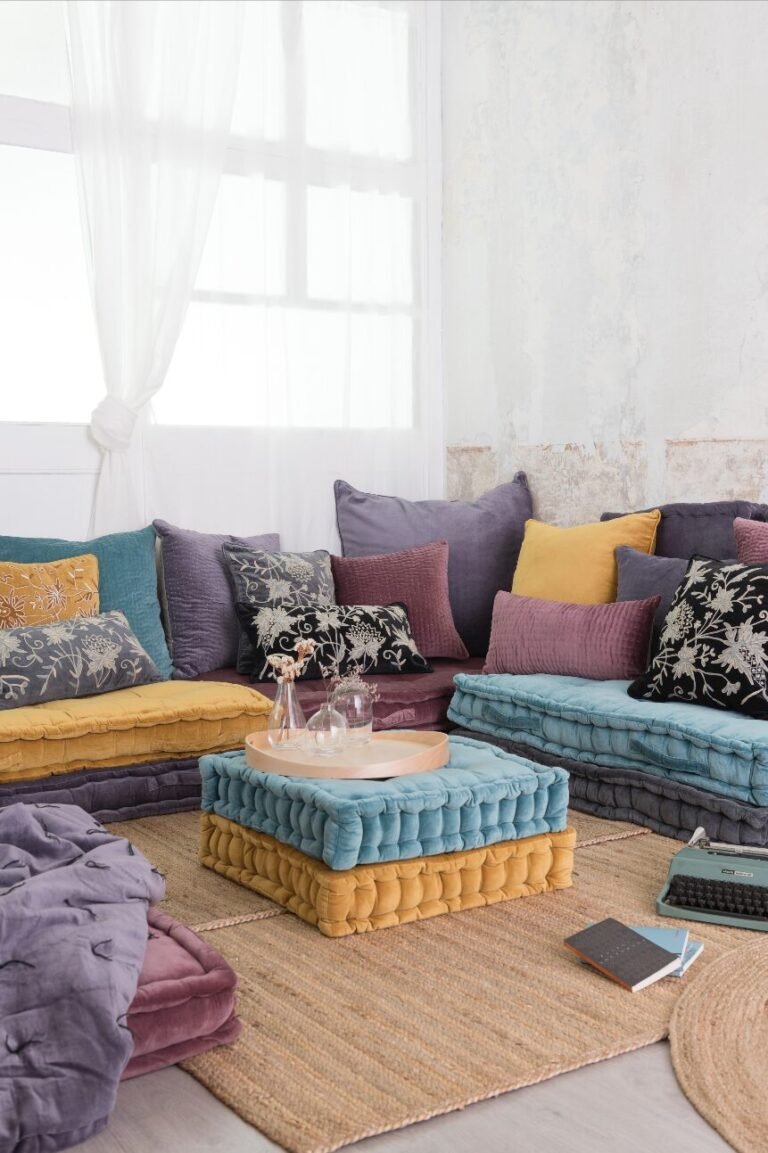 Futon in a Living Room